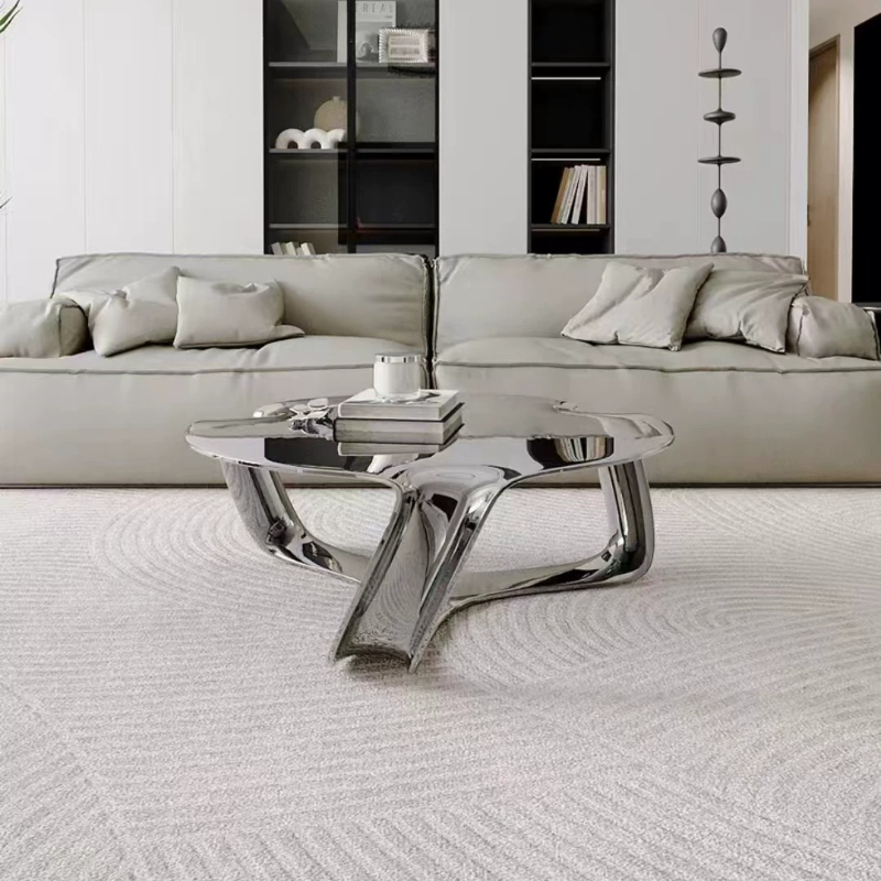 고급 디자이너 커피 테이블, 구름 모양 상판과 전기도금 - Interior Design Scandinavian 리뷰 및 가격