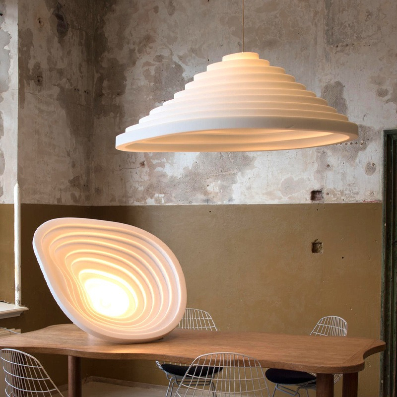 일본 와비사비 스타일 거실/홈스테이 레진 LED 펜던트 - Interior Design Japanese 리뷰 및 가격